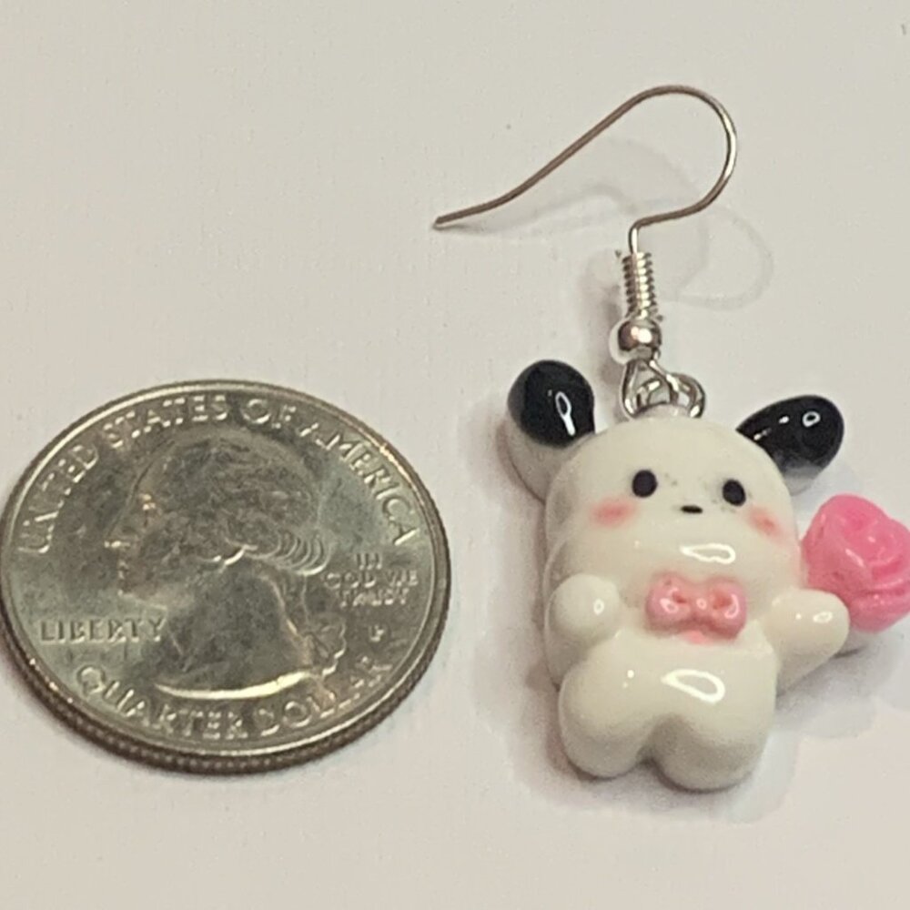 Hello Kitty Earring, Sanrio Earrings, Pasha Dog Earring, Dog Earring, Gift Idea